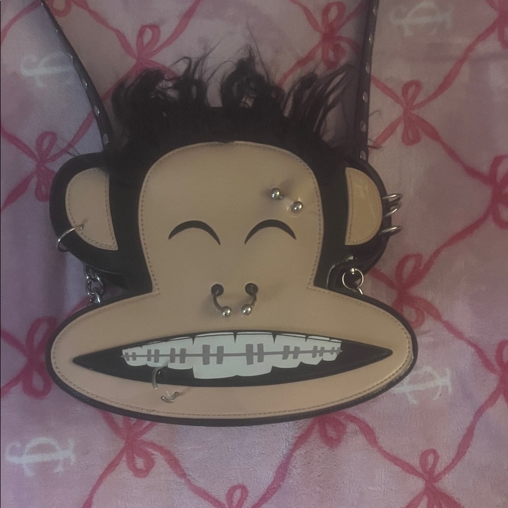 Paul Frank x Dollskill Monkey Piercing Face Bag